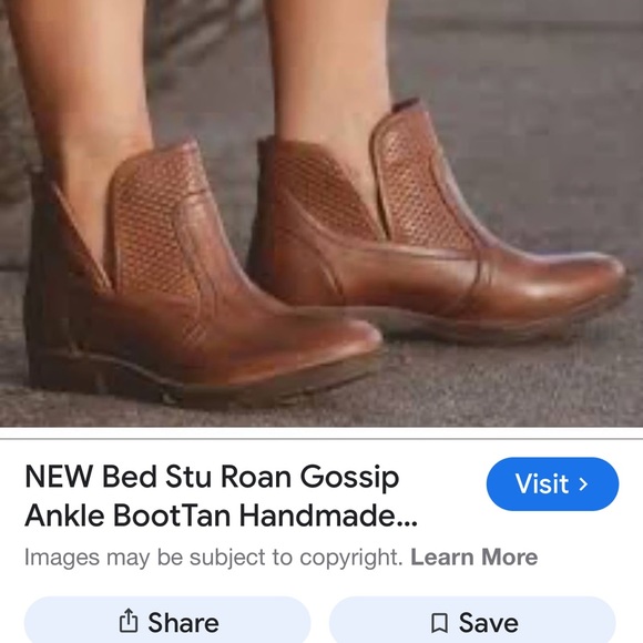 Roan BED|STU Tan Leather Ankle Booties - Picture 2 of 8